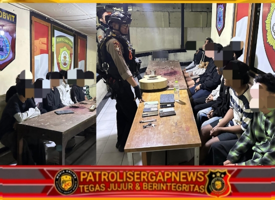 Polresta Surakarta Amankan 8 Pemuda Asal Boyolali yang Kedapatan Pesta Miras