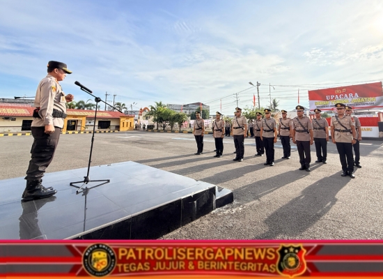 Kapolres Lhokseumawe Pimpin Sertijab Wakapolres dan Kabaglog Serta 5 Kapolsek