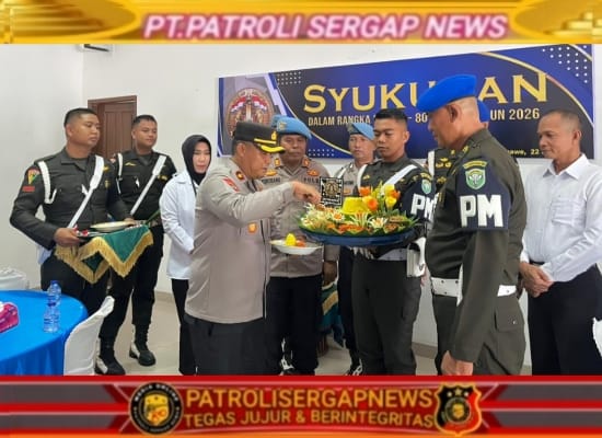 Perkuat Sinergitas TNI-Polri, Wakapolres Lhokseumawe Hadiri Syukuran HUT ke-80 POM TNI-AD