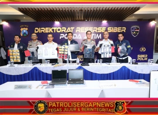 Polda Jatim Bongkar Sindikat Love Scamming Internasional, 3 Tersangka Diamankan
