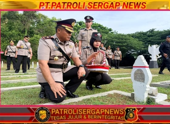 Polres Lhokseumawe Gelar Ziarah Rombongan di TMP Blang Panyang, Kenang Jasa Pahlawan Jelang HUT Bhayangkara ke-80