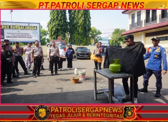 Polres Purbalingga Gelar Pelatihan Pemadaman Kebakaran