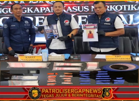 Satresnarkoba Polres Kendal Gagalkan Peredaran 50 Gram Sabu di Cepiring, Kurir Jaringan Narkoba Dibekuk