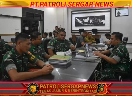 Perkuat Akuntabilitas Kinerja, Kodim 0811/Tuban Terima Kunjungan Tim Wasrik Itdam V/Brawijaya