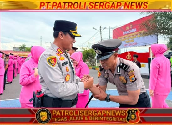 Kapolres Lhokseumawe Pimpin Upacara Kenaikan Pangkat 42 Personel, Wujud Penghargaan atas Dedikasi dan Pengabdian