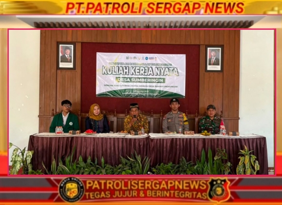 Sinergitas TNI-Polri dan Pemdes Dukung Pembukaan KKN UIN SATU Tulungagung di Trenggalek