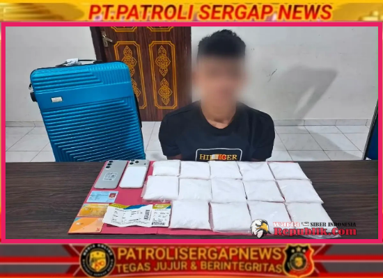 Gagal Lolos X-Ray, Kurir Asal Aceh Bawa 2 Kg Sabu Ditangkap, Polisi Telusuri Asal Barang