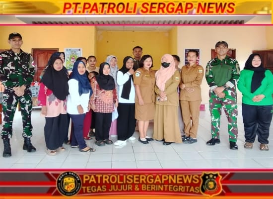 Peduli Tumbuh Kembang Generasi Papua, Satgas Swasembada Yonif 643/Wns Koops TNI Habema Gelar Posyandu Balita