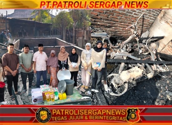 Rumah Buruh Tani di Peudada Hangus Ludes Terbakar Akibat Korsleting Listrik
