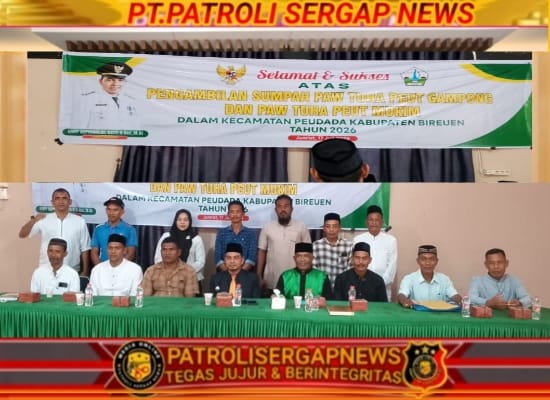 Camat Peudada Lantik Anggota PAW Tuha Peuet Dua Gampong dan Kemukiman Alue Rheng