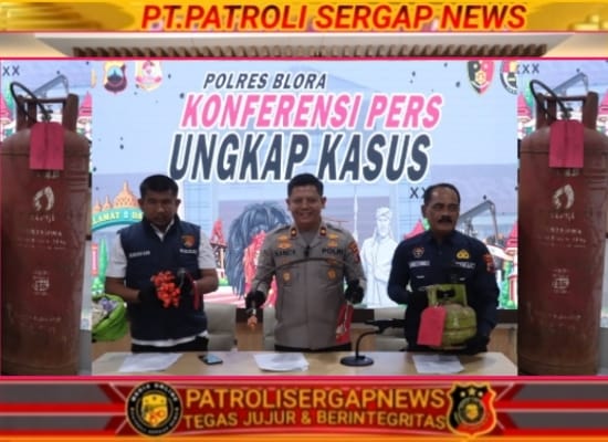 Polres Blora Bongkar Praktik Pengoplosan Gas LPG Bersubsidi di Kunduran, Ratusan Tabung Disita