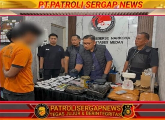 Polisi Bongkar Jaringan Narkoba Bermodus Ekspedisi di Medan