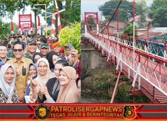 Pangdam I/BB Resmikan Jembatan Perintis Garuda, Pulihkan Akses Vital Tiga Kecamatan di Kota Medan