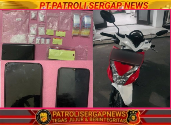 Dua Terduga Pengedar Sabu Ditangkap, Satresnarkoba Polres Nganjuk Sita Hampir 11 Gram Sabu Siap Edar