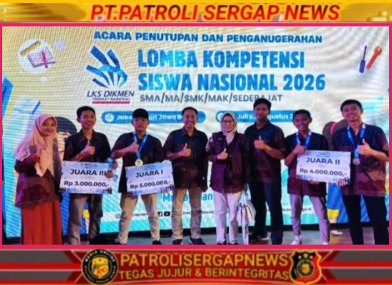 Empat Medali Nasional Berhasil Diraih, SMK Tunas Harapan Pati Kembali Harumkan Jawa Tengah di Kancah Nasional