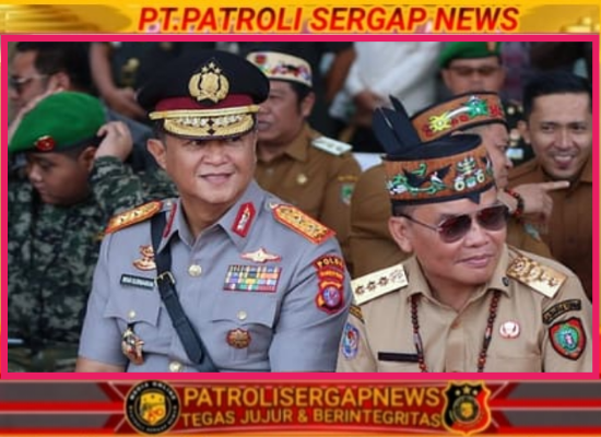 Kapolda Kalteng Apresiasi Sinergi TNI-Polri di HUT Pertama Kodam XXII/Tambun Bungai Palangka Raya.
