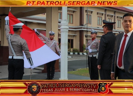Polresta Klaten Gelar Upacara Khidmat Peringatan Hari Kemerdekaan RI ke-81