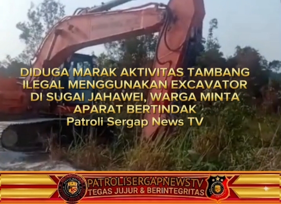 Warga Desak Aparat Tindak Dugaan Tambang Ilegal Ber-Excavator di Sungai Jahawei Katingan