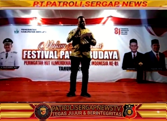 Kadisdik Bireuen Bacakan Puisi di Malam Festival, Semarak HUT ke-81 RI Makin Berkesan