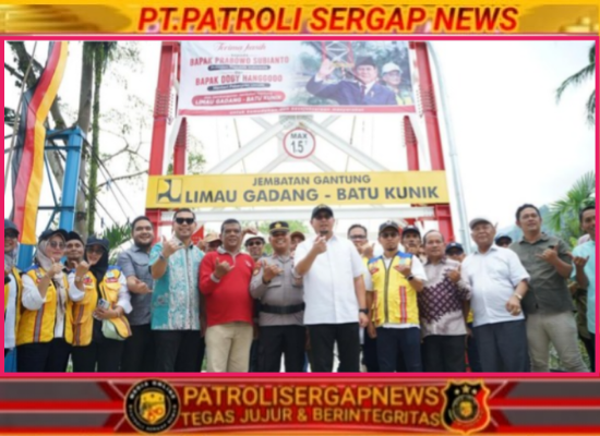 Andre Rosiade: Era Prabowo, Jembatan Gantung Limau Gadang Dibangun Kembali