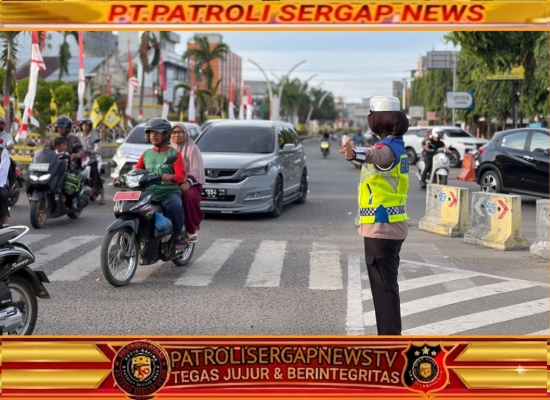 Gatur Pagi, Polantas Bireuen Ciptakan Ruang Keselamatan Bagi Pengguna Jalan