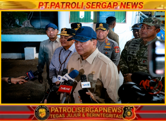Prabowo Tinjau Karhutla di Kalteng, Pastikan Penanganan Berjalan Cepat