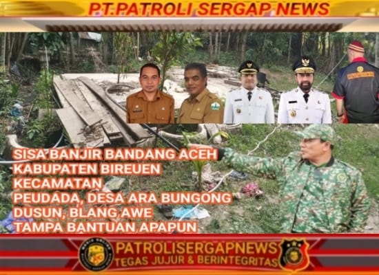 Sisa Korban Banjir Bandang di Desa Ara Bungong Bireuen Belum Tersentuh Bantuan Apapun, Warga Berharap Perhatian Pemerintah