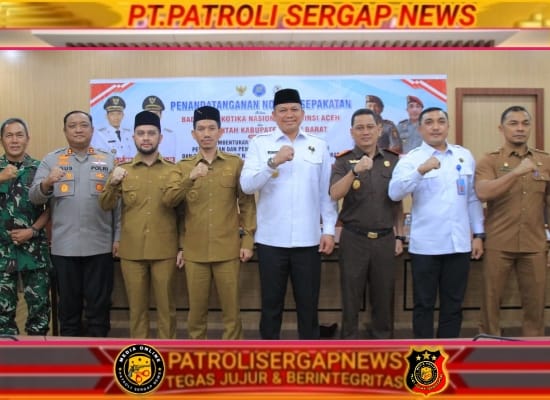 Perkuat Perang Melawan Narkoba, BNNP Aceh dan Pemkab Aceh Barat Bentuk ULT P4GN