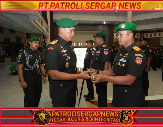 Mutasi Pamen & Pati Kodam IV/Diponegoro, 8 Jabatan Strategis Berganti
