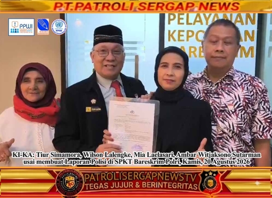 PPWI Laporkan Teddy Kurniawan, Beno Adi Nugraha Junanto, dan Rivan Putera Yuwono ke Bareskrim Polri atas Dugaan Pemerasan dan Penipuan