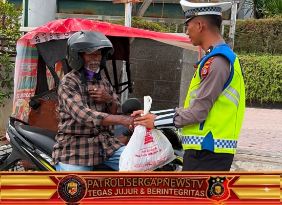 Jum’at Berkah Polres Bireuen Berbagi Dengan Masyarakat Kurang Mampu