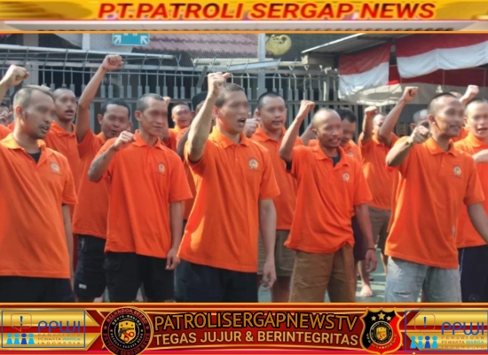 Warga Binaan Pemasyarakatan (WBP) di Lapas Kelas IIA Sidoarjo Secara Rutin Mengikuti Kegiatan Senam Pagi