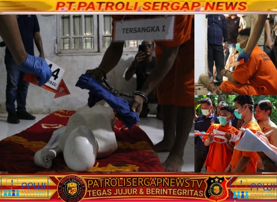 Polres Lhokseumawe Gelar Rekonstruksi Kasus Pembunuhan Nek Aminah, 25 Adegan Diperagakan