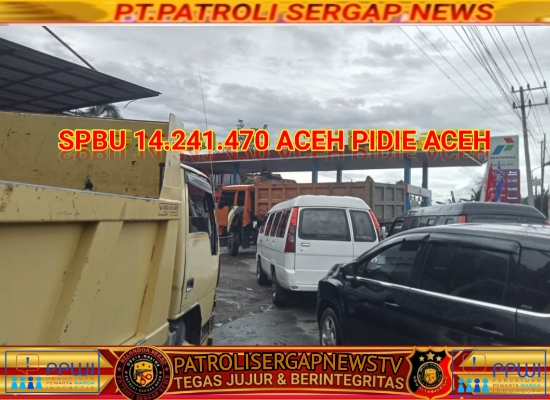 Antrean SPBU 14.241.470 Keumangan Picu Kemacetan, Warga Pidie Desak Pengaturan Pengisian BBM