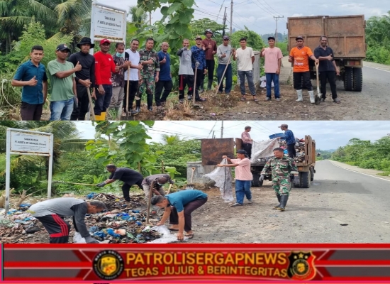Sampah Liar Dekat SMAN 1 Peudada Dibersihkan, Camat: Jaga Bersama, Jangan Buang Lagi!