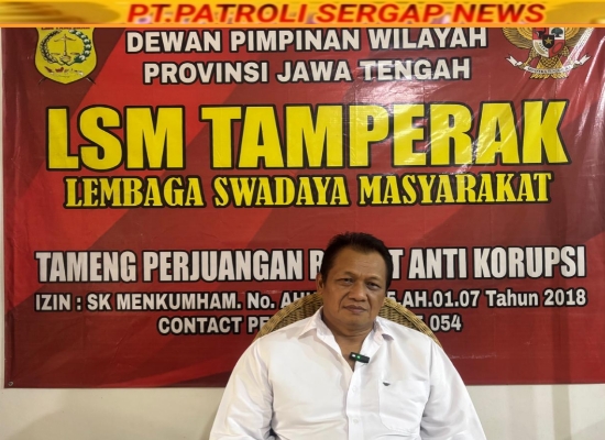 Laporkan Adanya Dugaan Persekongkolan Tender LSM Tamperak Siapkan Bukti.