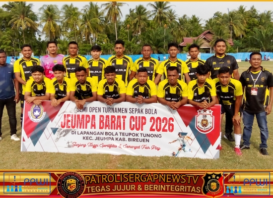 Enam Gol Bersarang! Alga FC Hancurkan Mns Tambo 6-1 di Jeumpa Barat Cup 2026