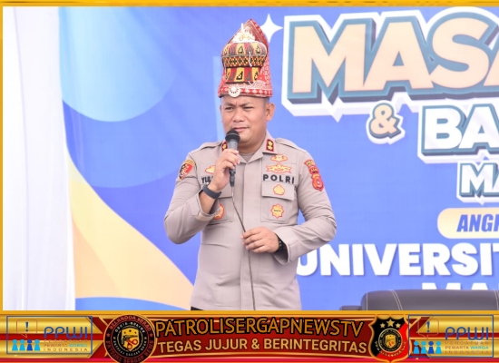KAPOLRES BIREUEN HADIRI KEGIATAN MASA TA’ARUF DAN BAITUL ARQAM MAHASISWA BARU UMMAH