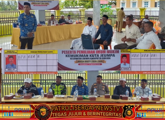 Tgk. Mansur Terpilih sebagai Imum Mukim Kuta Jeumpa dengan Keunggulan 6 Suara