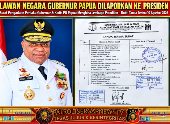 Abai Putusan Inkrah, Gubernur Papua Dilaporkan ke Presiden Prabowo Soal Ganti Rugi Ring Road Jayapura