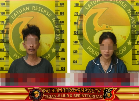 Satresnarkoba Polresta Cilacap Ungkap Peredaran Sinte, Dua Orang Diamankan