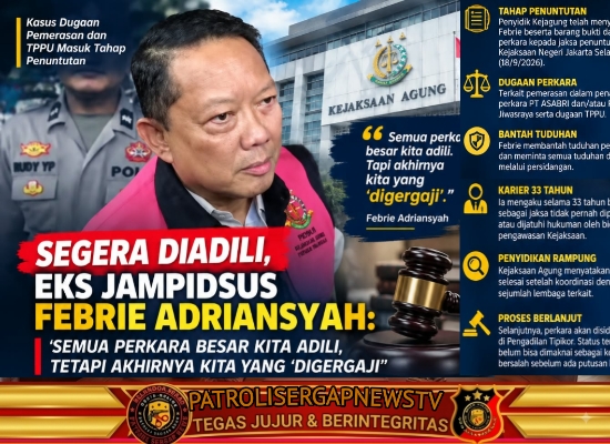 Segera Diadili, Eks Jampidsus Febrie Adriansyah: Semua Perkara Besar Kita Adili, tetapi Akhirnya Kita yang ‘Digergaji’”
