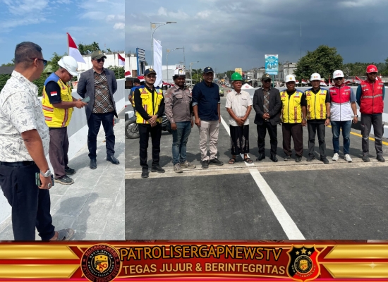 HRD Tinjau Jembatan Baru Krueng Tingkeum Kutablang, Besok Mulai Difungsikan