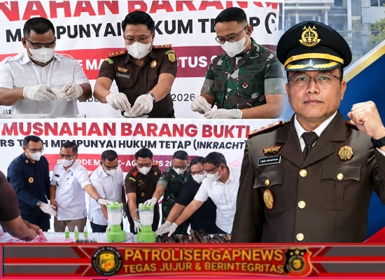 Kajari OKI Tegaskan Komitmen Penegakan Hukum, Puluhan Barang Bukti Perkara Inkracht Dimusnahkan