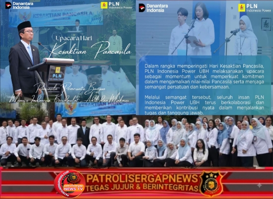 Peringati Hari Kesaktian Pancasila, PLN Indonesia Power UBH Teguhkan Semangat Persatuan, Kolaborasi dan Pengabdian di Bidang Energi