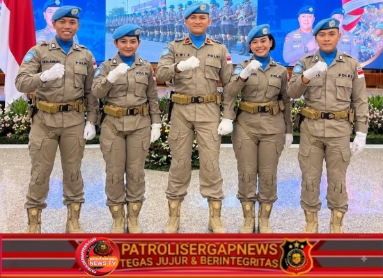 Lima Personel Polda Jatim Siap Jalankan Misi Perdamaian PBB di Afrika Tengah