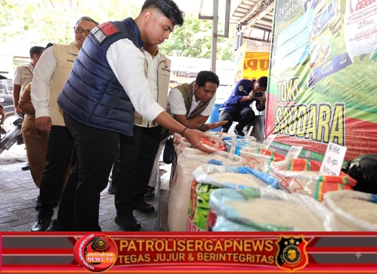 Polda Jatim Pantau Stok dan Harga Beras di Tiga Pasar, Pasokan Terpantau Aman