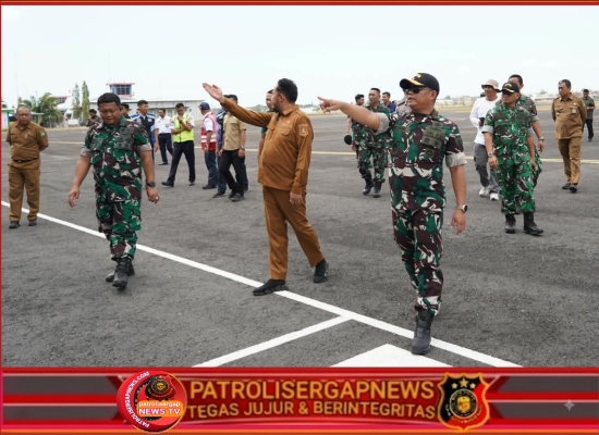 Dari Lapangan hingga Bandara, Danrem 084/BJ Pastikan Sumenep Siap Sambut Penutupan Bakti TNI AD