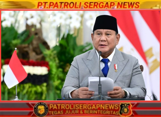 Presiden Prabowo Perkuat Kerja Sama Indonesia–Mesir di Bidang Ekonomi, Kelautan, hingga Pertahanan