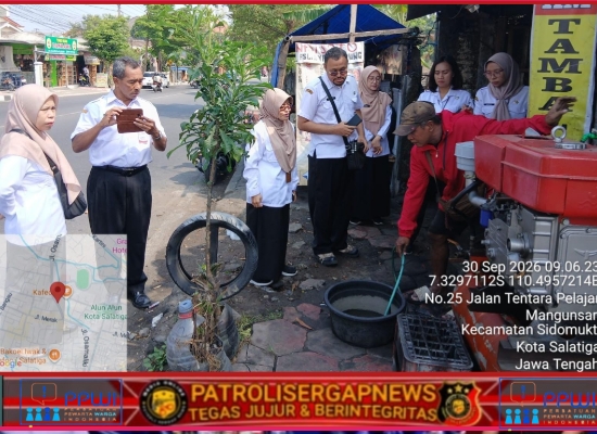 Pemkot Salatiga Tindak Lanjuti Aduan Warga Terkait Sumur Berdampak Aroma Bahan Bakar